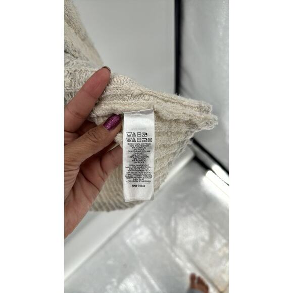 Joie  open front Cardigan Long dipped sleeves and trim home office western - Picture 5 of 6